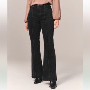 Abercrombie & Fitch Curve Love High Rise Vintage Flare Jean